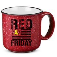 R.E.D. Remember Everyone Deployed Red Friday 15oz Campfire Ceramic Mug
