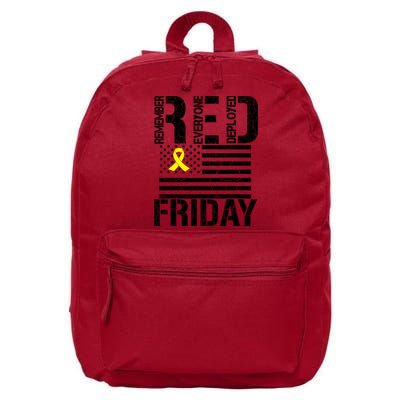 R.E.D. Remember Everyone Deployed Red Friday 16 in Basic Backpack