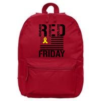 R.E.D. Remember Everyone Deployed Red Friday 16 in Basic Backpack