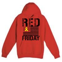 R.E.D. Remember Everyone Deployed Red Friday Premium Pullover Hoodie