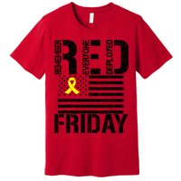 R.E.D. Remember Everyone Deployed Red Friday Premium T-Shirt