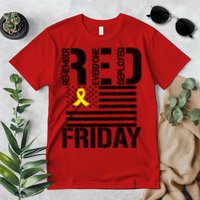 R.E.D. Remember Everyone Deployed Red Friday Premium T-Shirt