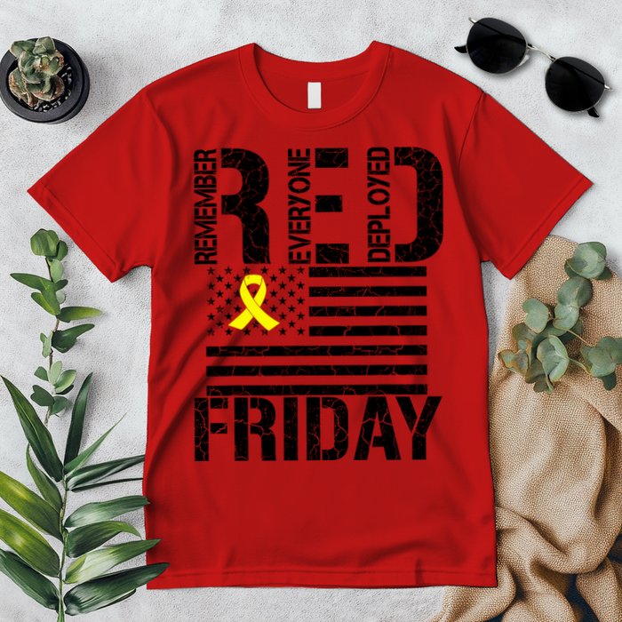 R.E.D. Remember Everyone Deployed Red Friday Premium T-Shirt