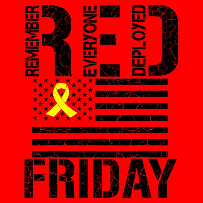 R.E.D. Remember Everyone Deployed Red Friday Premium T-Shirt