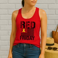 R.E.D. Remember Everyone Deployed Red Friday Womens Tank Top