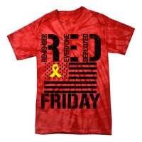R.E.D. Remember Everyone Deployed Red Friday Tie-Dye T-Shirt