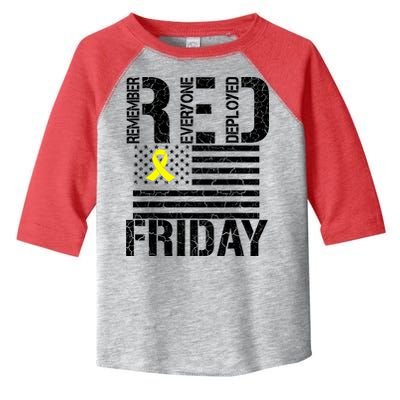 R.E.D. Remember Everyone Deployed Red Friday Toddler Fine Jersey T-Shirt