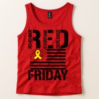 R.E.D. Remember Everyone Deployed Red Friday Tank Top