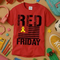 R.E.D. Remember Everyone Deployed Red Friday Kids T-Shirt