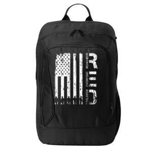 Red Remember Everyone Deployed Military Friday Wear Veterans City Backpack