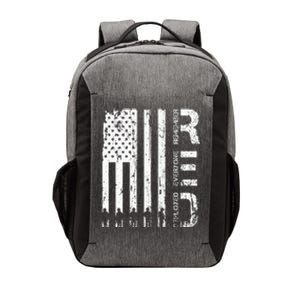 Red Remember Everyone Deployed Military Friday Wear Veterans Vector Backpack