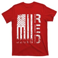 Red Remember Everyone Deployed Military Friday Wear Veterans T-Shirt