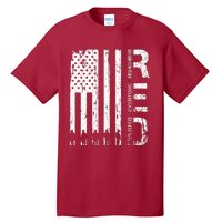 Red Remember Everyone Deployed Military Friday Wear Veterans Tall T-Shirt