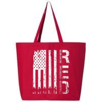 Red Remember Everyone Deployed Military Friday Wear Veterans 25L Jumbo Tote