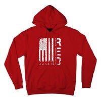 Red Remember Everyone Deployed Military Friday Wear Veterans Tall Hoodie