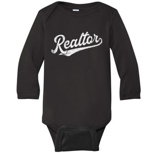 Realtor Real Estate Agent Baby Long Sleeve Bodysuit