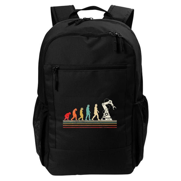 Robot Robotics Engineer Retro Vintage Daily Commute Backpack