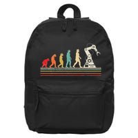 Robot Robotics Engineer Retro Vintage 16 in Basic Backpack
