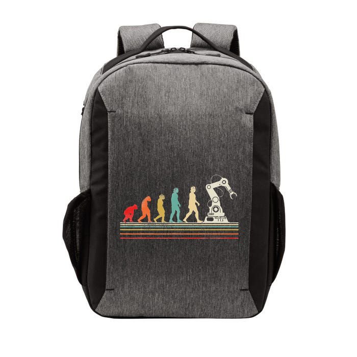 Robot Robotics Engineer Retro Vintage Vector Backpack