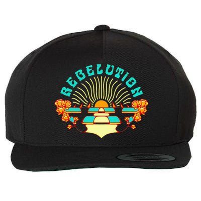 Rebelution Wool Snapback Cap