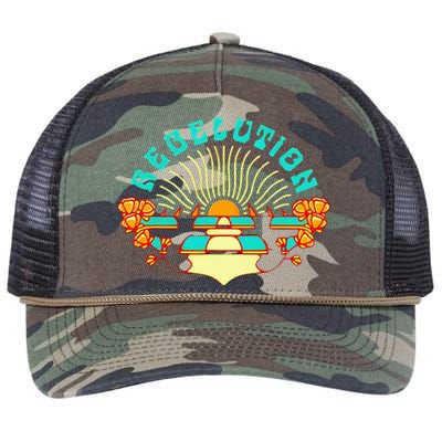 Rebelution Retro Rope Trucker Hat Cap