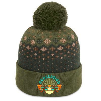 Rebelution The Baniff Cuffed Pom Beanie