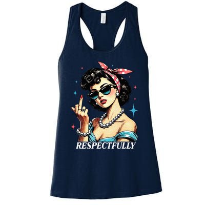 Respectfully Women's Racerback Tank