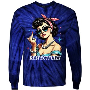 Respectfully Tie-Dye Long Sleeve Shirt