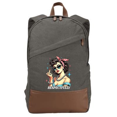 Respectfully Cotton Canvas Backpack