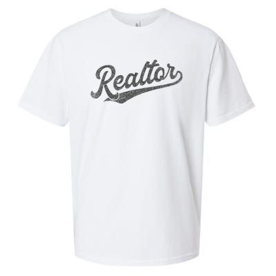 Realtor Real Estate Agent Retro Sueded Cloud Jersey T-Shirt