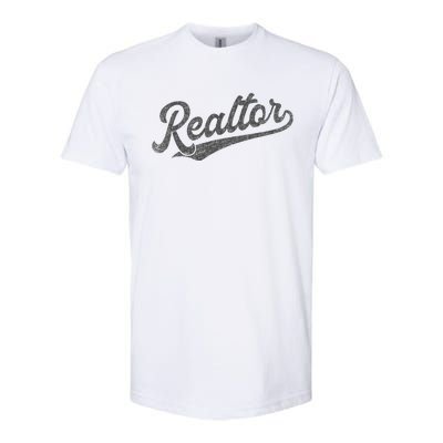 Realtor Real Estate Agent Retro Softstyle CVC T-Shirt