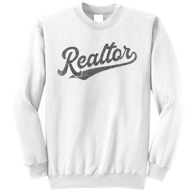 Realtor Real Estate Agent Retro Sweatshirt