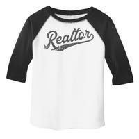 Realtor Real Estate Agent Retro Toddler Fine Jersey T-Shirt