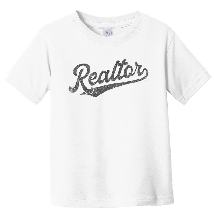 Realtor Real Estate Agent Retro Toddler T-Shirt