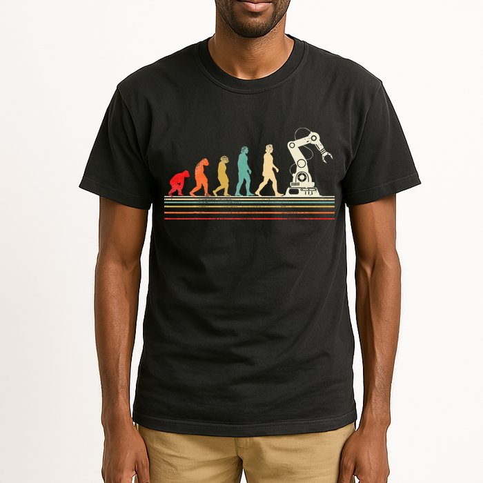 Robot Robotics Engineer Retro Vintage Tall T-Shirt