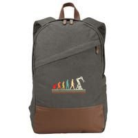 Robot Robotics Engineer Retro Vintage Cotton Canvas Backpack