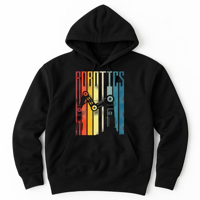 Robot Robotics Engineer Vintage Robotics Hoodie