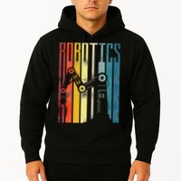 Robot Robotics Engineer Vintage Robotics Hoodie