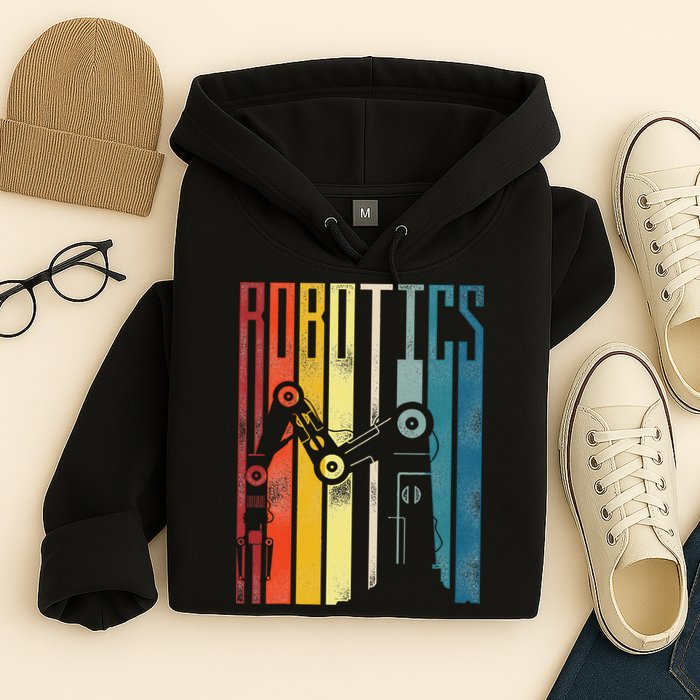 Robot Robotics Engineer Vintage Robotics Hoodie
