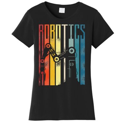 Robot Robotics Engineer Vintage Robotics Women's T-Shirt