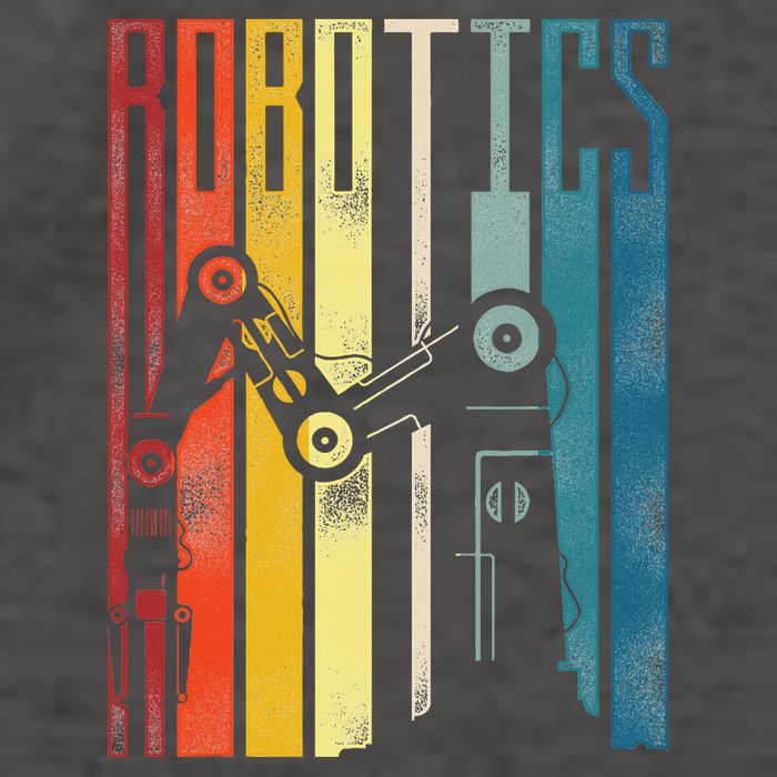Robot Robotics Engineer Vintage Robotics Vector Backpack