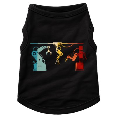 Robot Robotics Engineer Retro Vintage Doggie Tank