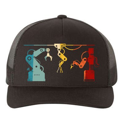 Robot Robotics Engineer Retro Vintage Yupoong Adult 5-Panel Trucker Hat