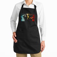 Robot Robotics Engineer Retro Vintage Apron