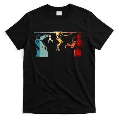 Robot Robotics Engineer Retro Vintage T-Shirt