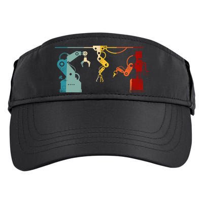 Robot Robotics Engineer Retro Vintage Adult Drive Performance Visor