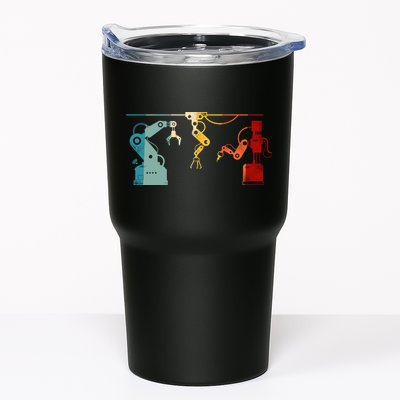 Robot Robotics Engineer Retro Vintage Tumbler
