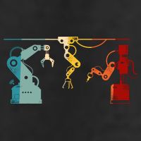 Robot Robotics Engineer Retro Vintage Tumbler