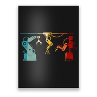 Robot Robotics Engineer Retro Vintage Poster