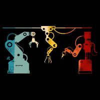 Robot Robotics Engineer Retro Vintage Baby Bodysuit